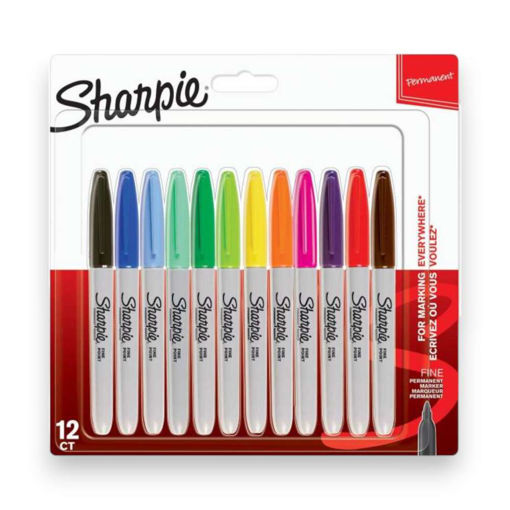 Picture of SHARPIE FINE MARKERS - 12 PACK